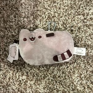 New Gund Pusheen Kitty ID clip on